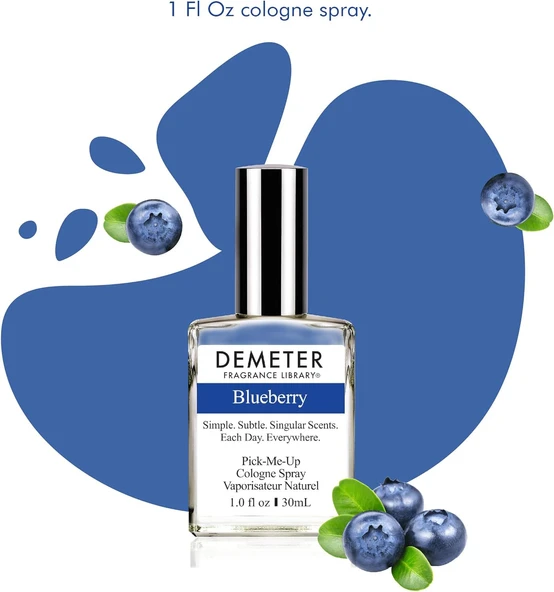 Demeter The Library Of Fragrance Blueberry EDC Sprey 30ml Kadın Parfümü ürün görseli 1
