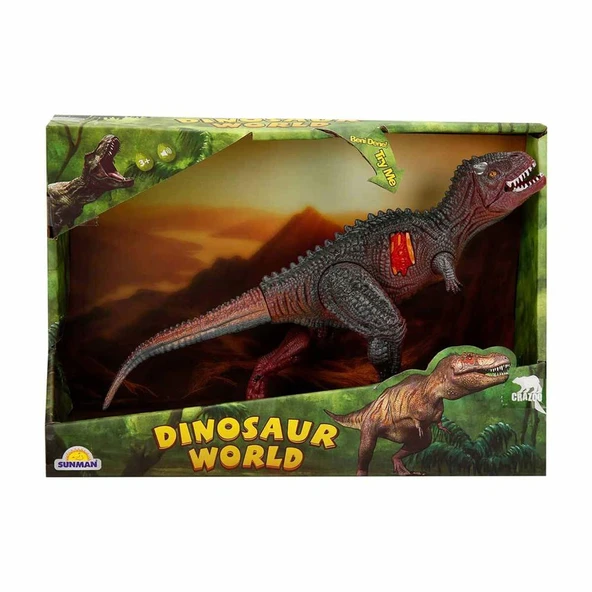 Dinosaur World Sesli Dinozorlar 23 cm - Resim 2