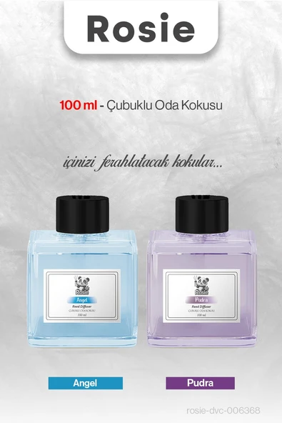 Angel ve Pudra ROSIE Çubuklu Oda Kokusu 100 ml ürün görseli 1