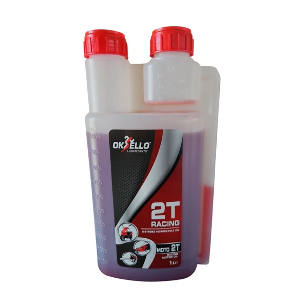 Oksello Racing Moto 2T İki Zamanlı Motor Yağı 1 Litre Ölçekli Motosiklet ve Bahçe Motorları ürün görseli 1