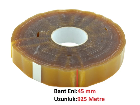 Büyük Rulo 45mm x 925m Kauçuk Makine Bandı Paketleme Bandı m4 ürün görseli 1