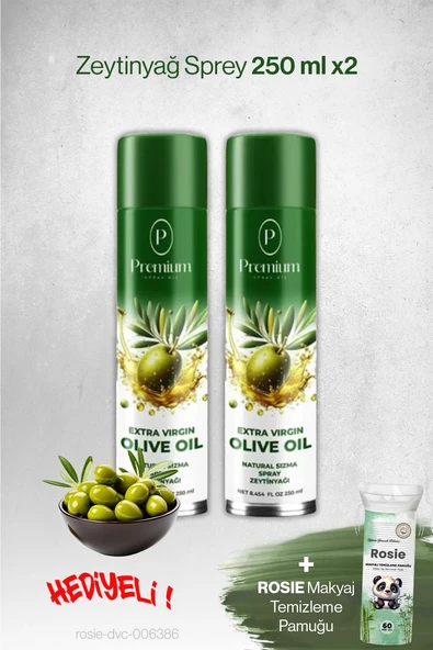 Premium Zeytinyağ Sprey 2'li 250 ML, Hediyeli ürün görseli 1