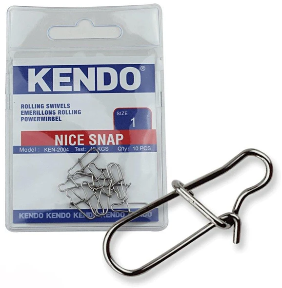 Kendo Nice Snap 10 Adet (Rapala Klips) ürün görseli 1