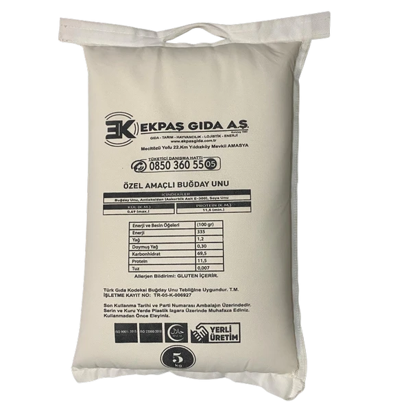 Hamarat Özel Amaçlı Buğday Unu 5kg - Resim 8
