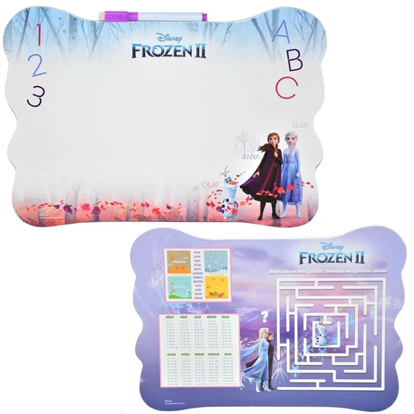 Orjinal Frozen Eva Çift Taraflı Lisanslı Yazı Tahtası ürün görseli 1