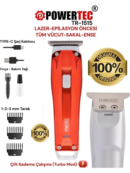 Powertec TR-1515 T-Bıçak Ense Makinası ürün görseli 1