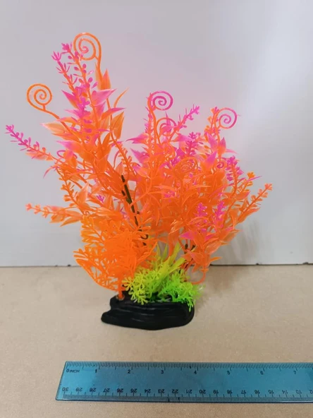 Netx Plastik Bitki 20Cm Akvaryum Dekoru - Resim 2