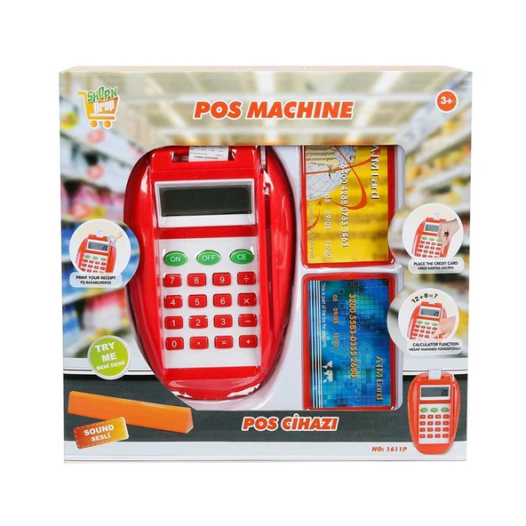 Market Pos Cihazı Sesli Oyuncak ürün görseli 1