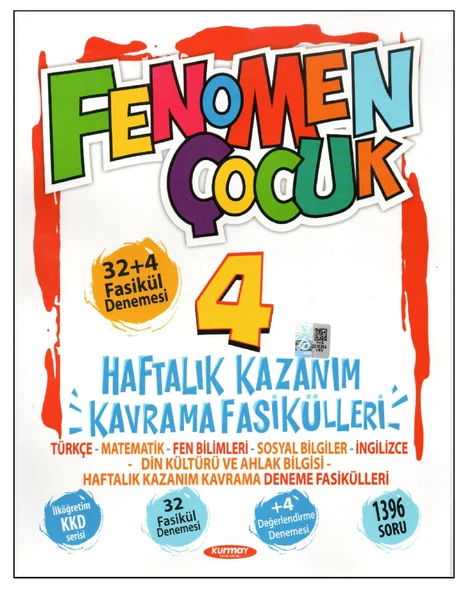 KURMAY 4. SINIF HAFTALIK KAZANIM KAVRAMA FASİKÜLLERİ (32+4) ürün görseli 1