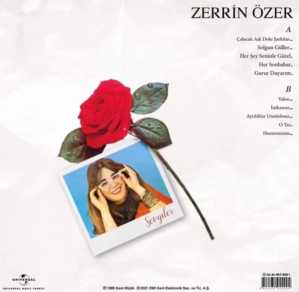 Zerrin Özer Sevgiler - Plak - Resim 2