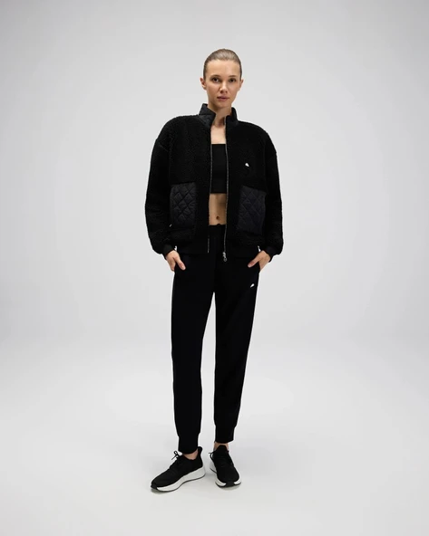 Ellesse EF525-Fleece Kadın Siyah Polar Mont ürün görseli 1