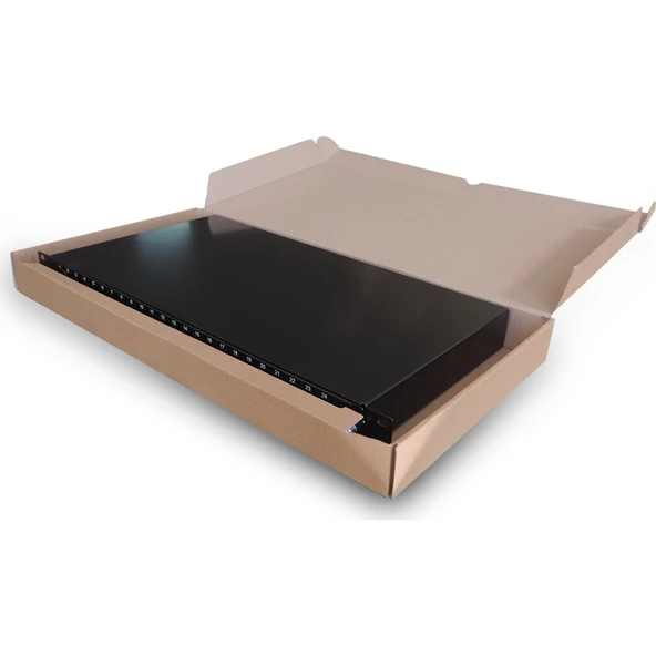 12 PORT 1U 19" Fiber Optik Patch Panel - Resim 5