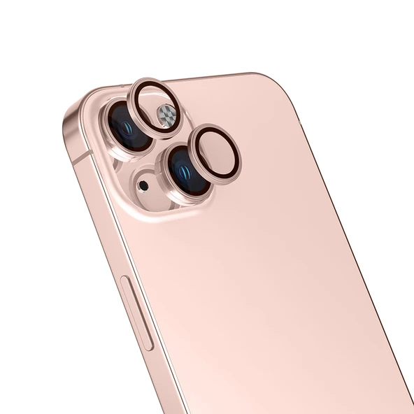 iPhone 13 ZNTH Mikro Kamera Lens Koruyucu - Rose Gold ürün görseli 1