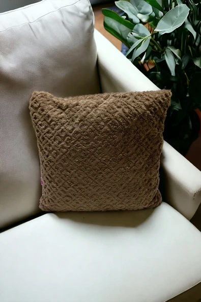 Mislina Home Bohem Dekoratif Yastık Kılıfı Kırlent Kılıfı 43x43 Cm Kahverengi Otantik Dsn ürün görseli 1