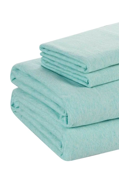 Mislina Home Roza Çift Kişilik Lastikli Penye Çarşaf Mint 4