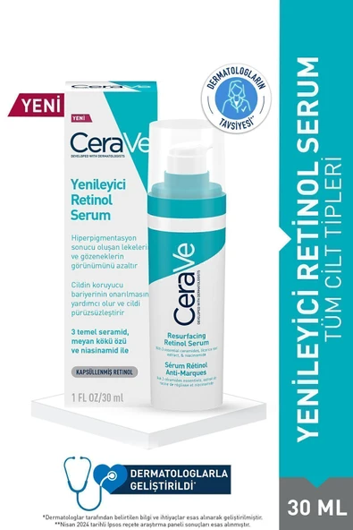 Tüm Cilt Tipleri için Yenileyici Retinol Serum 30 ml ürün görseli 1
