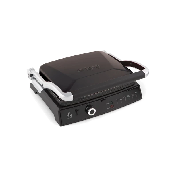 KING GRILL MASTER K-462S SİYAH  IZGARA VE TOST MAKİNESİ ürün görseli 1