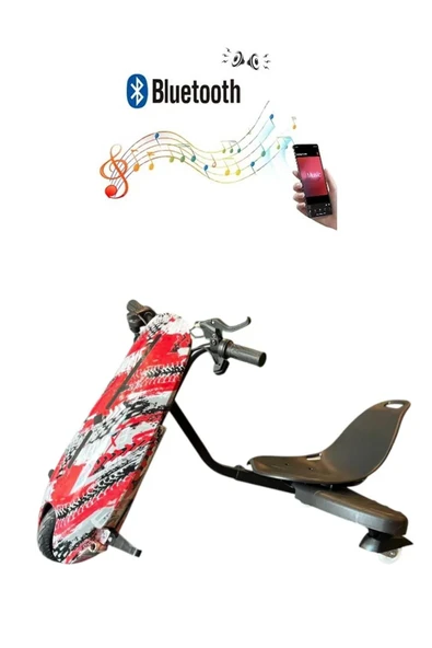 Citymate Drift Car Elektrikli Kaykay Bluetooth Dirift Kar Hoverboard Scooter Ledli Bluetoothlu D17 ürün görseli 1