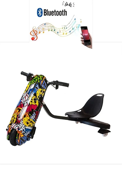 Citymate Drift Car Elektrikli Kaykay Bluetooth Dirift Kar Hoverboard Scooter Ledli Bluetoothlu D01 ürün görseli 1