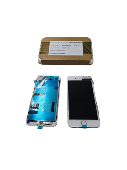 iPhone 7 Lcd Ekran % 100 Apple Servis Ürünü Beyaz Ön Kamera Home Tuş Dahil ürün görseli 1