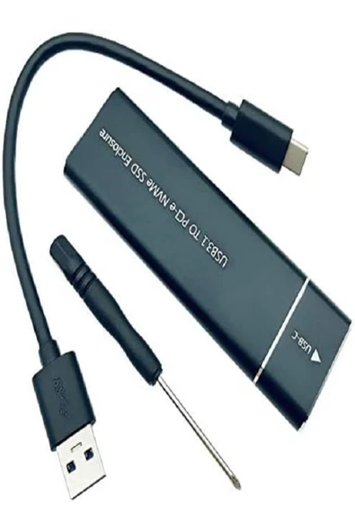 Bluesery BS-M2 USB 3.1 Type-C To PCI-E Express Nvme SSD M.2 M-Key Hard Disk Kutusu ürün görseli 1