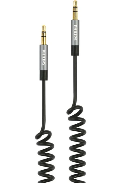 Philips Swr2102/93 3.5 Mm Jack Spiral Aux Ses Kablosu - 1 Mt ürün görseli 1