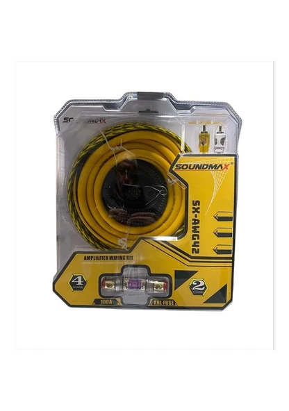 Soundmax Sx-awg42 4ga Oto Anfi Kablo Seti ürün görseli 1