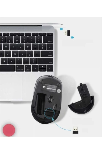 HP S1000D Çift Modlu 2,4ghz Kablosuz & Bluetooth V5.0 Sessiz Mouse - Resim 8