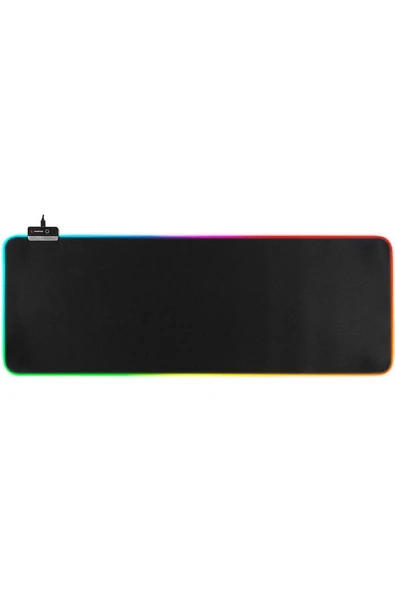 Rampage BLITZ RGB XL (MP-24) Siyah 300*800*3mm RGB Ledli Gaming Oyuncu Mouse Pad ürün görseli 1