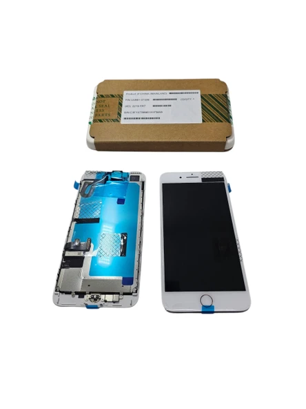 iPhone 7 Plus Lcd Ekran % 100 Apple Servis Ürünü Beyaz Ön Kamera Home Tuş Dahil ürün görseli 1