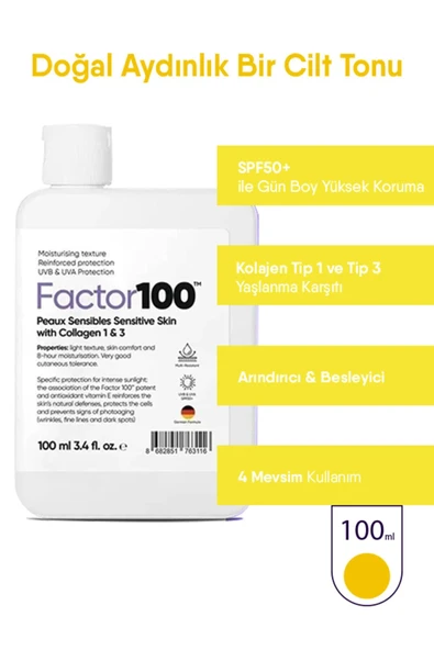 bonbonetti chocolate baby&kids FACTOR100 Ultra Nemlendirici Yüksek Korumalı Spf50 100ml Güneş Kremi ürün görseli 1