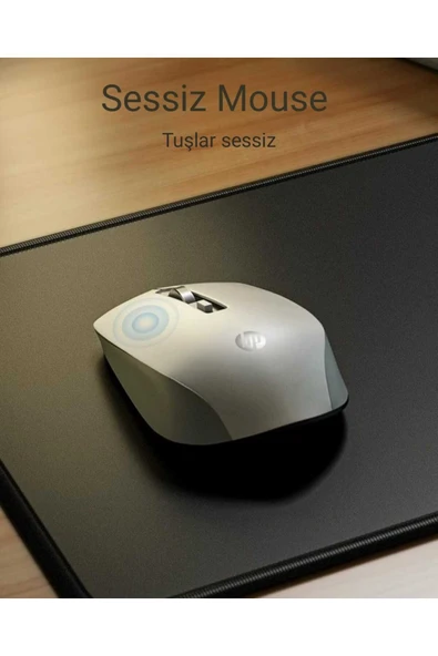 HP S1000D Çift Modlu 2,4ghz Kablosuz & Bluetooth V5.0 Sessiz Mouse - Resim 3