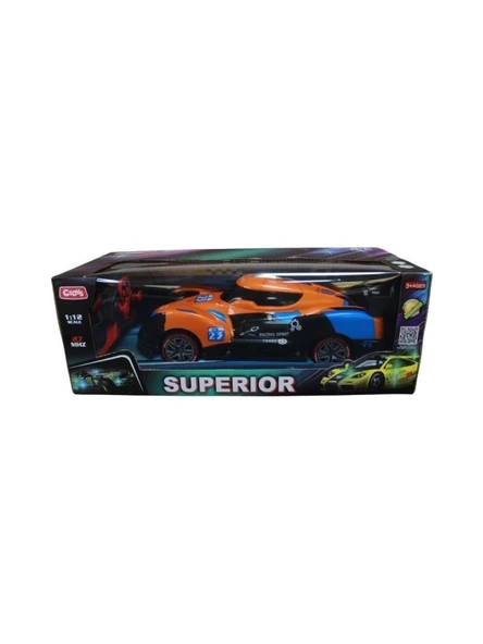 CToys Işıklı Şarjlı Kumandalı 1:12 Ölçek 4 Fonksiyonlu Yarış Arabası YQ070-1A ürün görseli 1