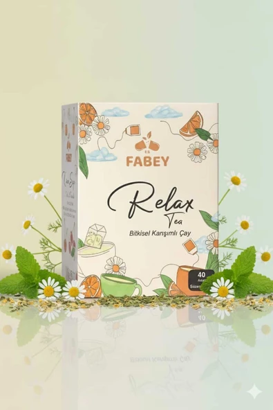 esfabey Relax Tea Bitkisel Karışımlı Çay 40 Adet Süzen Poşet ürün görseli 1