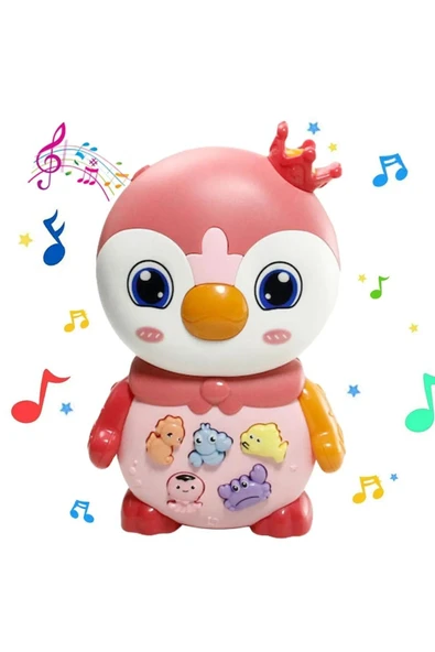 Işıklı ve Müzikli Sevimli Penguen Bebek Piyanosu ürün görseli 1