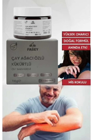 esfabey Çay Ağacı Özlü Kükürtlü Krem 100g - Resim 3