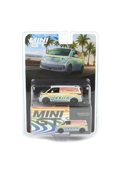 Mini GT 164 Volkswagen Id. Buzz Prototype Rainbow 899 Bl ürün görseli 1