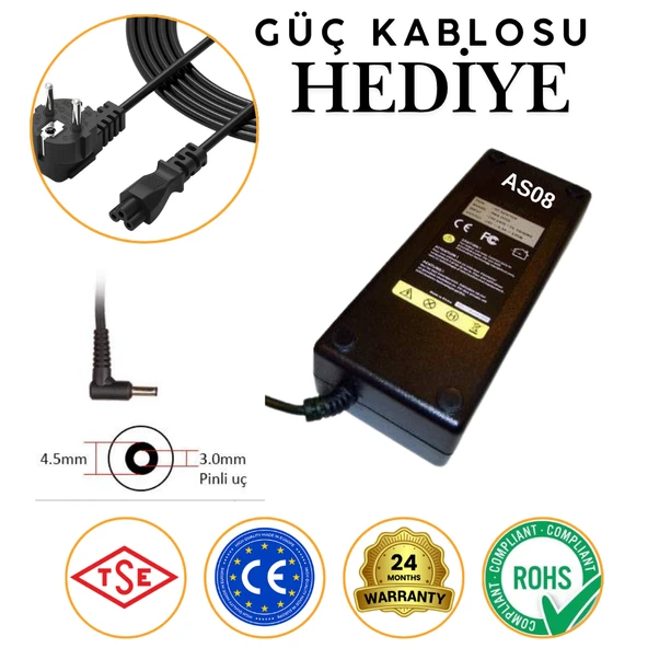 Asus ile Uyumlu ZenBook 15 UX534FT  Adaptör, Şarj Aleti Cihazı ürün görseli 1