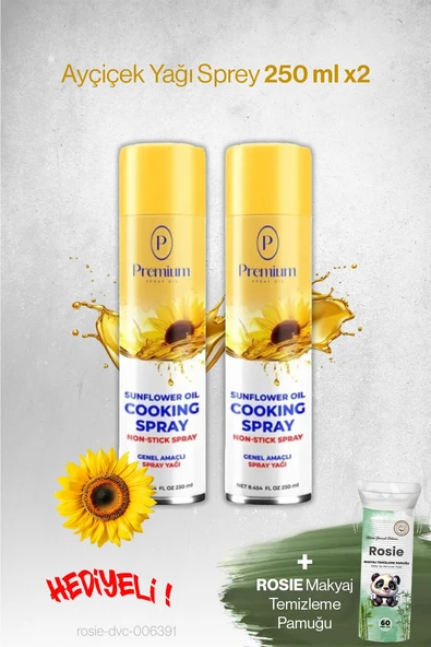 Premium Ayçiçek Yağı Sprey 2'li 250 ML, Hediyeli ürün görseli 1
