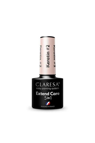 Claresa Keratin 5in1 Renkli Base Coat Nude Pembe Serisi 02 - 5g ürün görseli 1