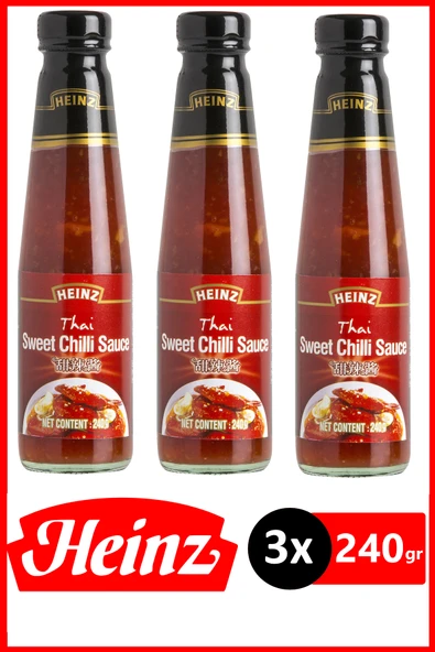 Heinz Sweet Chilli Tatlı Acı Sos 240 Gr x 3 Adet ürün görseli 1