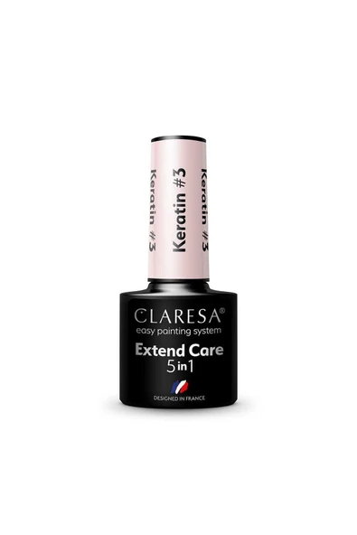 Claresa Keratin 5in1 Renkli Base Coat Nude Pembe Serisi 03 - 5g ürün görseli 1