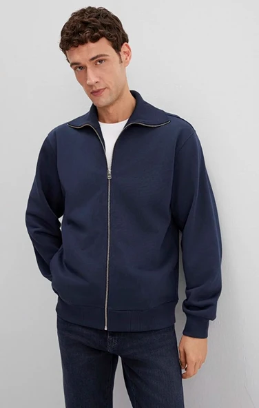 Mavi 0S10521-70490 Ceket Fermuarlı Erkek Sweatshirt ürün görseli 1