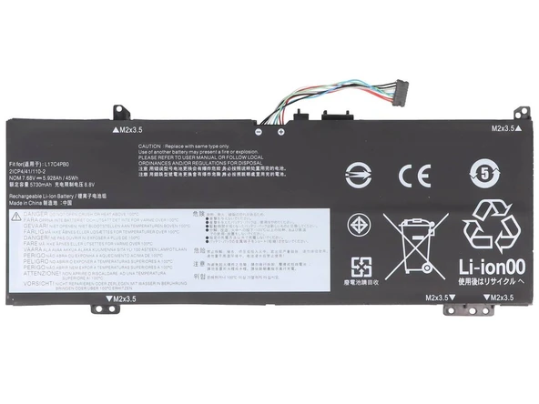 Lenovo ile Uyumlu Flex 6-14IKB Versiyon 81EM  Batarya Pil ürün görseli 1