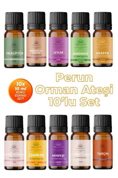 Perun Orman Ateşi 10'lu Set Oda Kokusu Esansı (10x10ml) ürün görseli 1