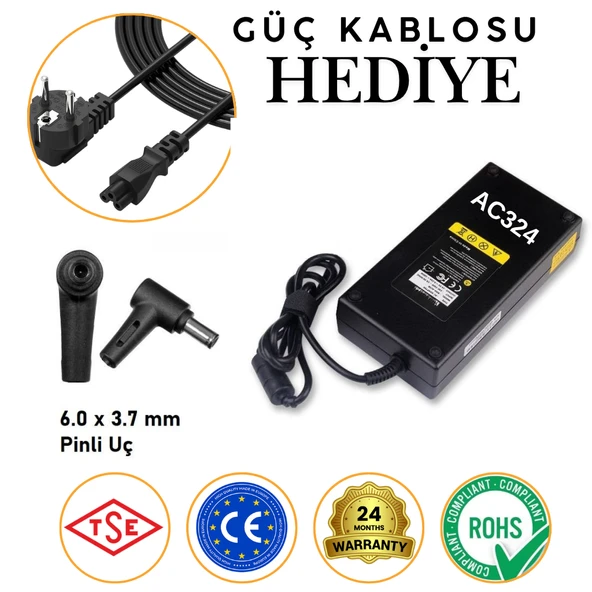 A20-180P1A ile Uyumlu Adaptör, Şarj Aleti Cihazı ürün görseli 1