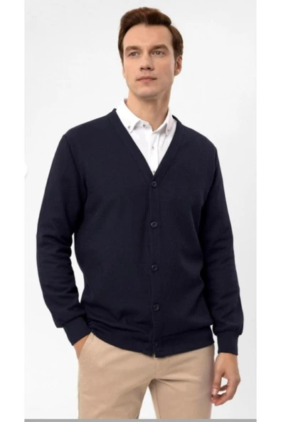 EXCULUSİVE SMART CASUAL DÜĞMELİ HIRKA ürün görseli 1