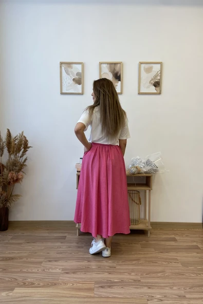 Flamingo Baskılı Beyaz Tshirt - Resim 3