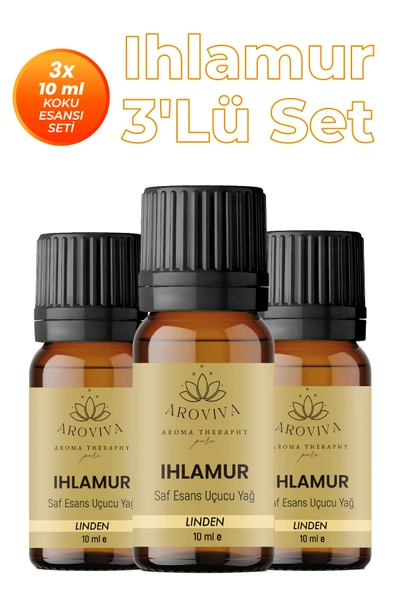 Ihlamur 3'lü Oda Kokusu Seti - Ballı & Sakinleştirici (3x10ml) ürün görseli 1