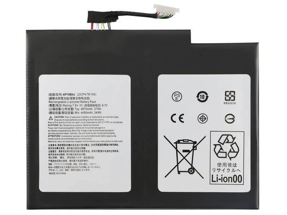 Acer Aspire Switch Alpha 12 SA5-271P ile Uyumlu Notebook Bataryası Pili ürün görseli 1